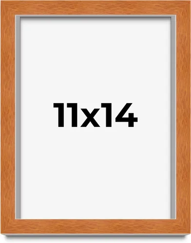 Vista 78 de Marco de 3 x 3 pulgadas de madera maciza de nuez y miel marrón con plexiglás acrílico UV, respaldo de tablero de espuma y accesorios para colgar