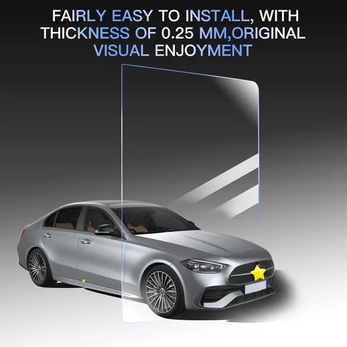 Vista 4 de LUWU - Protector de pantalla para Benz Clase C W206 2021-2023 de 12.3 pulgadas 2022 Benz W206 Accesorios 2023 Benz W206 Protector de pantalla