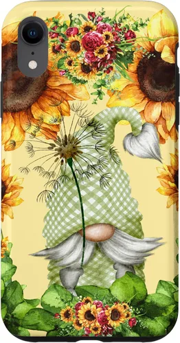 Vista 25 de Floral Sunflower Motif for Dandelion Lovers and Summer Gnome Case for iPhone 17