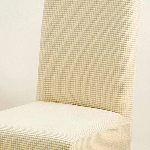 Vista 2 de Funda para silla de comedor, color beige