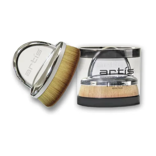 Vista 13 de Artis Elite Oval - Cepillo profesional de 7 pinceles con cerdas sintéticas patentadas de fibra cosmética y mango ergonómico de aleación de metal