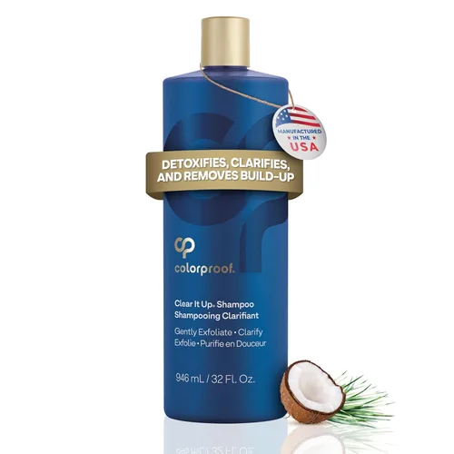 Vista 10 de Colorproof Clear It Up - Champú aclarante de 1.7 onzas líquidas, champú de tamaño de viaje para cabello teñido con aroma a coco y hierba de limón