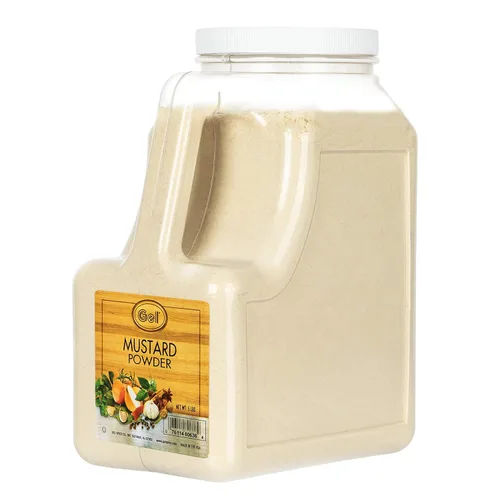 Vista 2 de Gel Spice Mostaza en polvo 5 libras Tamaño del servicio de alimentos