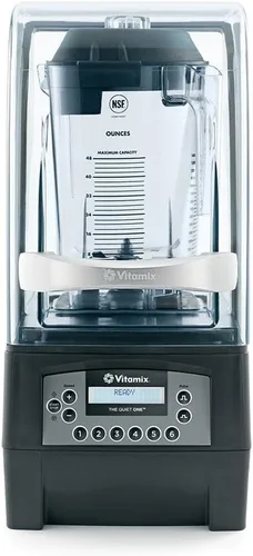 Vista 5 de Vitamix 36019 The Quiet One Licuadora Tipo Barra de Mostrador de 48 Oz, negro/transparente