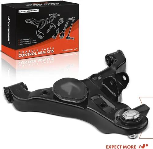 Vista 9 de Brazo de control inferior delantero derecho A-Premium, con rótula y buje Compatible con Nissan Frontier 2005-2018, Pathfinder 2005-2012, Xterra