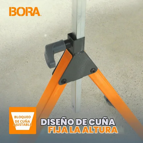 Vista 6 de BORA Soporte de soporte de altura ajustable para sierra de mesa y sierra ingletadora