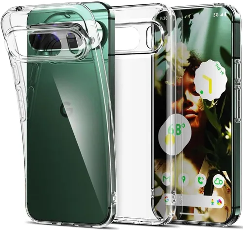Vista 35 de Funda transparente para Samsung S23 5G, funda protectora de silicona transparente a prueba de golpes, funda protectora de TPU transparente