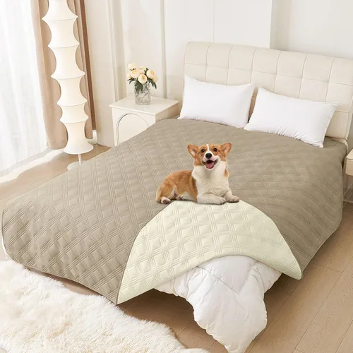 Vista 177 de Manta impermeable para cama de perro, mantas suaves para mascotas, funda impermeable para sofá para perros, fundas reversibles lavables para muebles