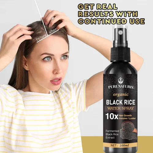 Vista 9 de PureNaturis Aceite de ricino y jengibre para el crecimiento del cabello, suero sin enjuague para hombres y mujeres, eficaz para la pérdida