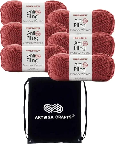 Vista 17 de Premier Yarns Antibolitas para todos los días Blancanieves 100-1 Dn100-1-Snow-White