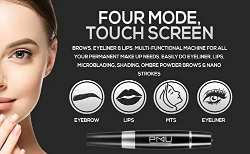 Vista 8 de INTELLI Digita - Máquina de maquillaje permanente, panel de pantalla táctil, multifunción, por Mellie Microblading - Panel de control LCD, cejas