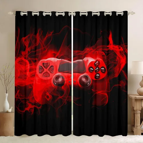 Vista 21 de Cortinas Opacas con Estampado de Piel de Vaca 30%-50% Cortinas Oscurecedoras de Piel de Animal de Granja Occidental para Dormitorio Sala de Estar