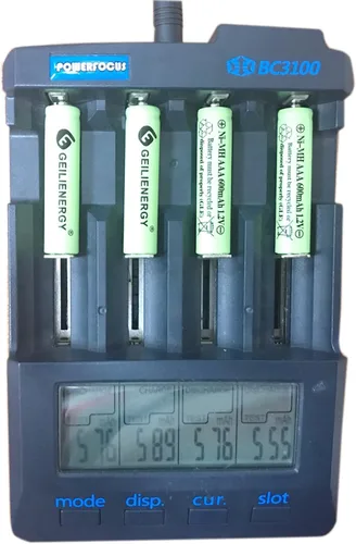 Vista 2 de Baterías AAA recargables, 1.2 V 600 mAh NiMH precargadas triple A baterías solares para luces de jardín, ratones y dispositivos domésticos