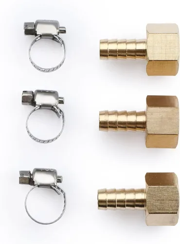 Vista 16 de U.S. Solid Accesorio de Manguera de Latón, Adaptador, Accesorios de Tubería Macho de Púa de 1/2" x 1/2" NPT