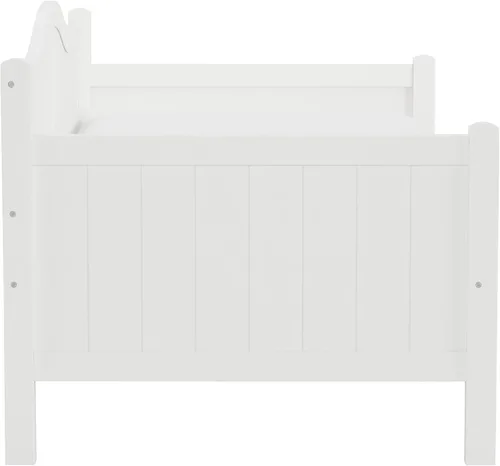 Vista 9 de Hillsdale Furniture Hillsdale Staci, sofá cama blanca, individual
