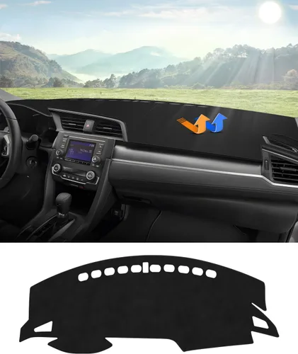 Vista 14 de Cartist Ajuste personalizado para alfombrilla de salpicadero Toyota RAV4 2013-2018 Accesorios Funda de salpicadero de ante antideslizante Protector