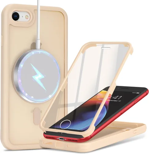 Vista 96 de Funda para iPhone 8 Plus con protector de pantalla, compatible con Magsafe, para iPhone 7 Plus, protector de pantalla integrado, funda delgada