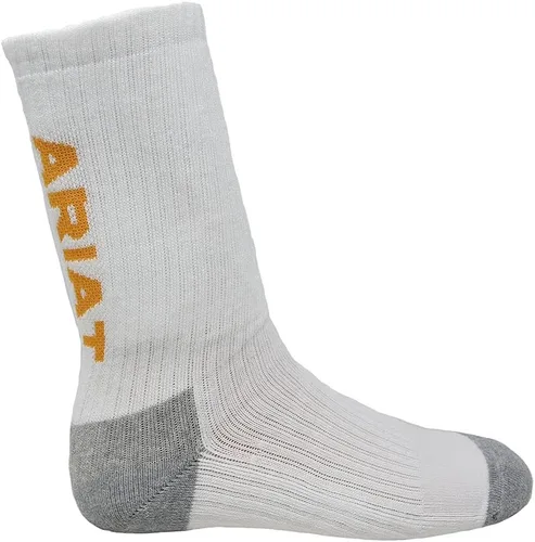 Vista 2 de ARIAT Algodón Crew Blanco XL (13.5-15), Blanco
