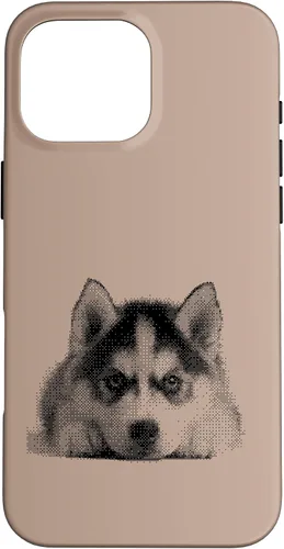 Vista 19 de Chic Husky Puppy for Dog Mom and Paw Parents Case for iPhone XR
