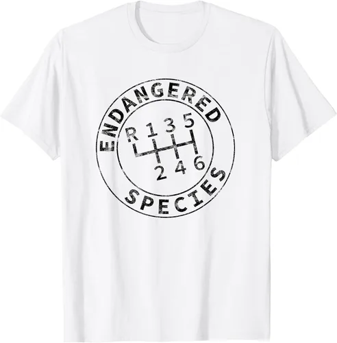 Vista 42 de Endangered Species Stick Shift Manual Transmission Drivers T-Shirt Baby Blue