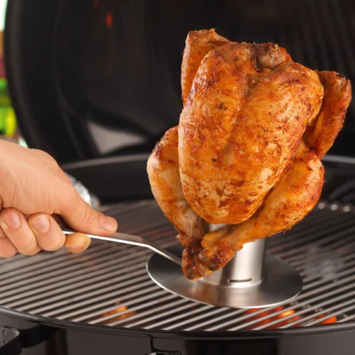 Vista 2 de Rösle Asador de pollo barbacoa de acero inoxidable