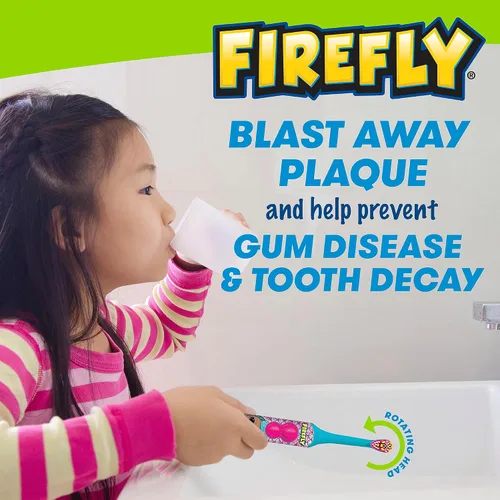 Vista 3 de FIREFLY Clean N' Protect, L.O.L. Surprise! Cepillo de dientes con cubierta de carácter higiénico, cerdas suaves, mango de agarre antideslizante