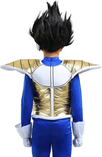 Vista 4 de Fun Costumes Dragon Ball Z Saiyan - Armadura infantil (pequeña)