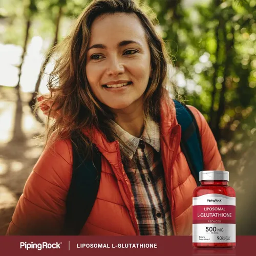 Vista 6 de Piping Rock Glutatión Liposomal 500mg 90 cápsulas blandas