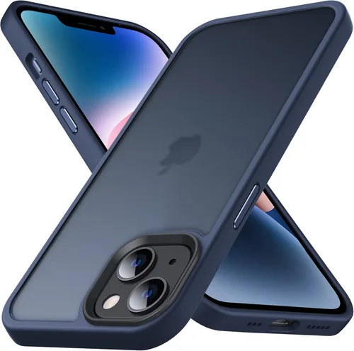 Vista 10 de Anqrp Funda diseñada para iPhone 11 azul [compatible con carga inalámbrica], [tacto sedoso] Funda delgada de silicona suave antiarañazos para iPhone
