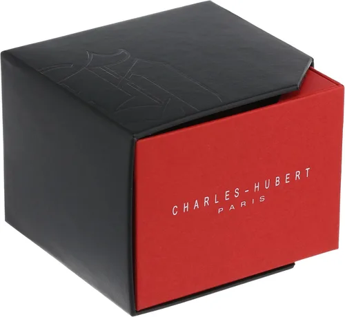 Vista 3 de Charles-Hubert, Paris Unisex 3549-E Premium Collection Reloj analógico de cuarzo japonés azul, Azul Blanco, Reloj de cuarzo