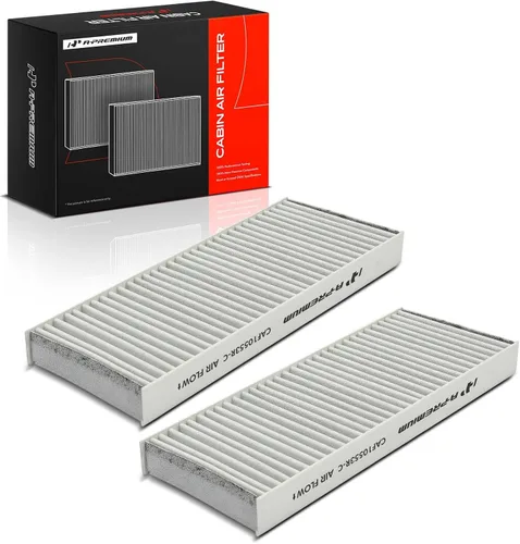 Vista 9 de A-Premium Filtro de aire de cabina de 2 piezas con carbón activado compatible con Nissan Frontier 2005-2021, Pathfinder 2005-2012, Xterra 2005-2015