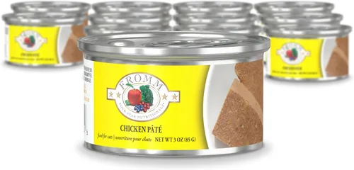 Vista 15 de Fromm Four-Star Nutritionals - Comida húmeda de primera calidad en paté de carne y venado para gatos, receta de carne de res, caja de (12) latas