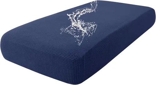 Vista 87 de Fundas impermeables para sofá seccional, fundas de cojín antideslizantes para sofá Ajuste seccional en forma de L, tela jacquard elástica, parte