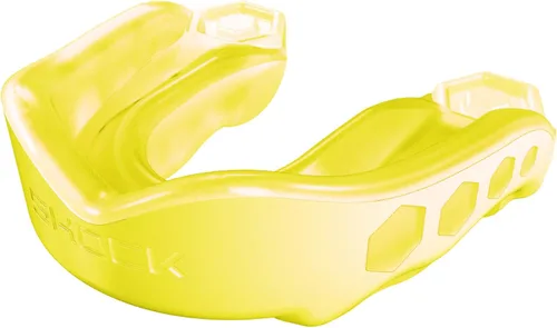 Vista 19 de Shock Doctor Gel Max - Protector bucal, protección resistente y ajuste personalizado, juvenil, frambuesa azul