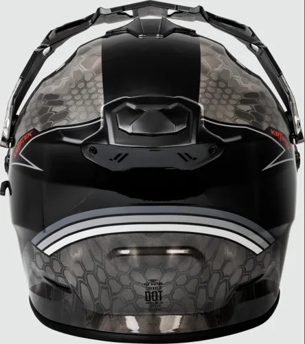 Vista 2 de Fly Racing Trekker Conceal Casco (negro/gris/blanco, talla XL)