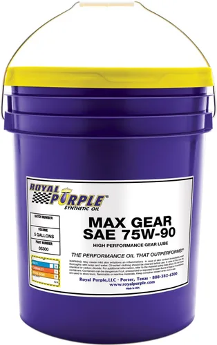 Vista 4 de Royal Purple ROY01300 Max Gear 75W90 Lubricante sintético con bomba Plews