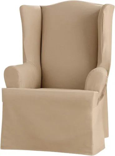 Vista 16 de SureFit Funda de cojín en T de algodón pesado para sillón de pato – Funda de una pieza, ajuste tejido relajado, 100% algodón, lavable a máquina