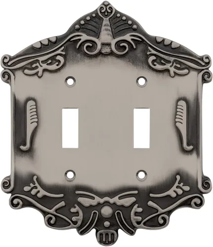 Vista 10 de Nostalgic Placa de cubierta de interruptor de luz victoriana de almacén