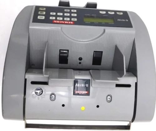 Vista 7 de S-1615V Contador de valor de moneda de grado bancario premium (UV CF), teclado de 10 dígitos, hasta 1800 billetes por minuto, procesamiento por