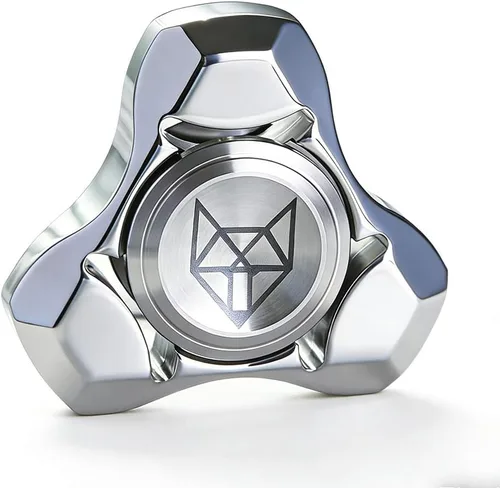 Vista 7 de Juguetes giratorios giratorios de metal para adultos, de acero inoxidable, pequeño, pequeño, giroscopio, mano, giroscopio, rodamientos silenciosos