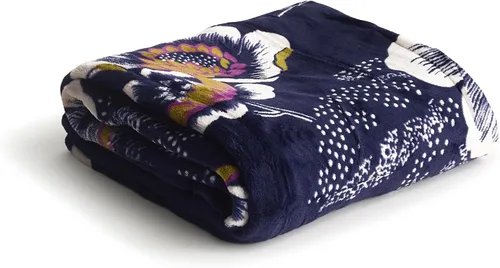Vista 24 de Vera Bradley Manta de forro polar para mujer, manta de felpa suave para sofá, dormitorio y decoración del hogar