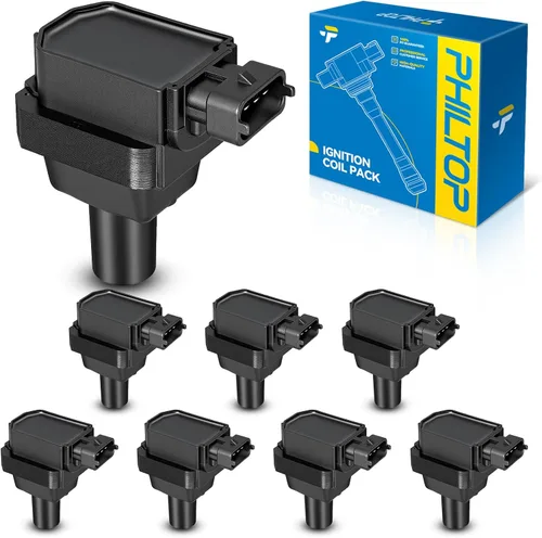 Vista 81 de PHILTOP UC15 Paquetes de Bobina de Encendido Compatibles con Volkswagen 1951-1953 1965 1967-1979 Beetle, 1971-1979 Super Beetle, MG 1962-1974 MGB