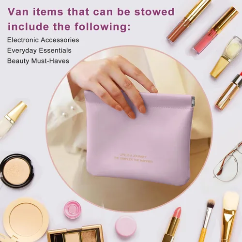 Vista 5 de Bolsa de cuero para anillos, funda para anillos de boda, bolsa para anillos de compromiso, almacenamiento de joyas para novios, portador de anillos