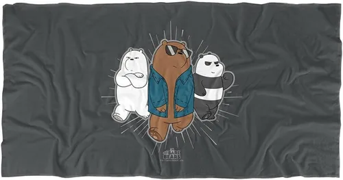 Vista 11 de LOGOVISION We Bare Bears Bear Stack - Toalla de playa con licencia oficial de 30 x 60 pulgadas Pila de osos