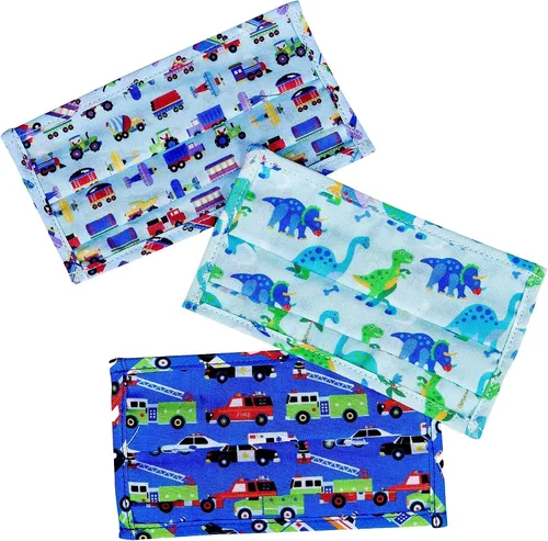 Vista 3 de Wildkin - Mochila infantil de 16 pulgadas con máscara facial (tierra de dinosaurio)