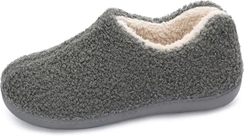 Vista 10 de ULTRAIDEAS - Pantuflas de interior para mujer con espuma viscoelástica, zapatillas de casa con cierre cálido para mujer con suela exterior de goma