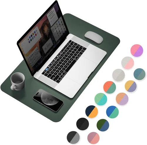 Vista 14 de YSAGi Almohadilla de Escritorio de Oficina, Tapete de Escritorio, 23.6" x 13.7" Ultra Delgada Impermeable de Cuero PU Secante de Escritorio