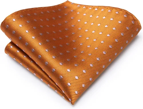 Vista 8 de Dubulle Corbata tejida de cachemira para hombre y gemelos de pañuelo para hombre, conjunto de gemelos para boda formal y negocios