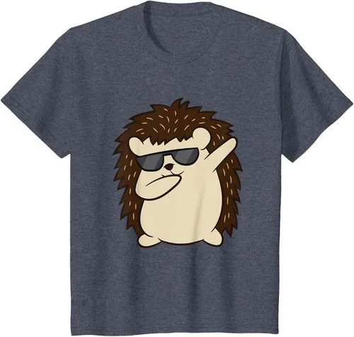 Vista 65 de Dabbing Hedgehog Funny Hedgehog Camiseta S