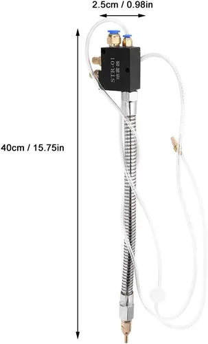 Vista 2 de ViaGasaFamido Sistema de pulverización de lubricación de refrigerante de niebla con válvula de retención Tubo flexible para corte de metales Máquina